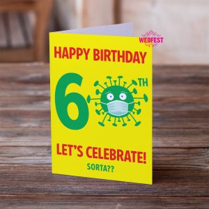 lockdown coronavirus covid 60th birthday cards