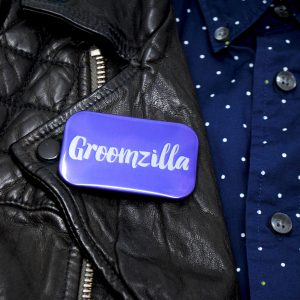 groom to be groomzilla badge