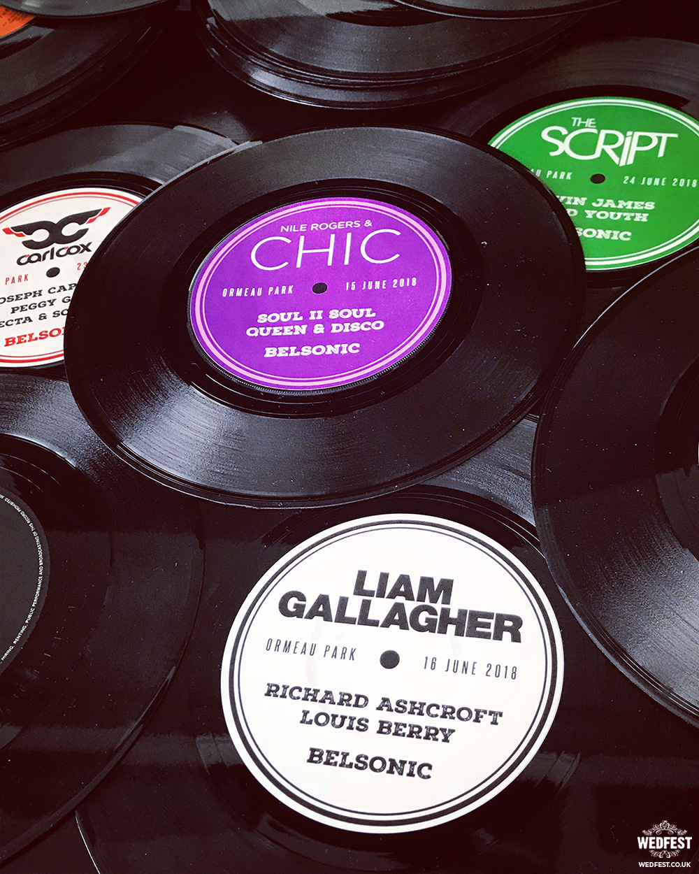 customised wedding vinyl records