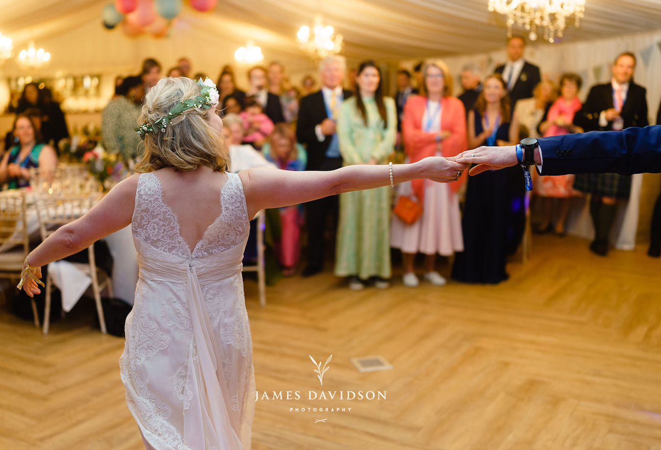 festival wedding bride groom wristbands first dance