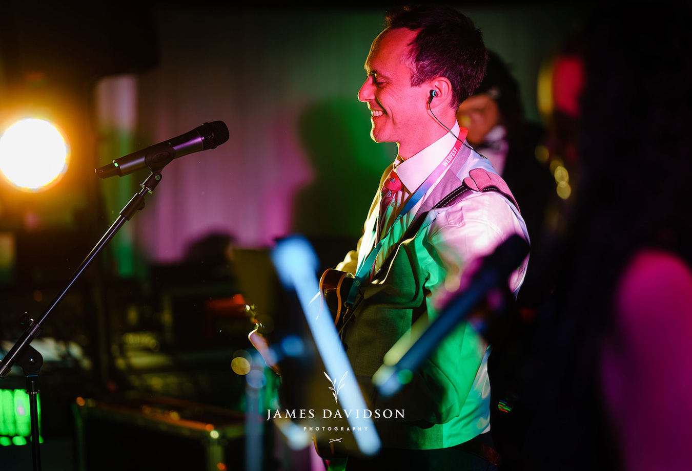 festival wedding groom singing