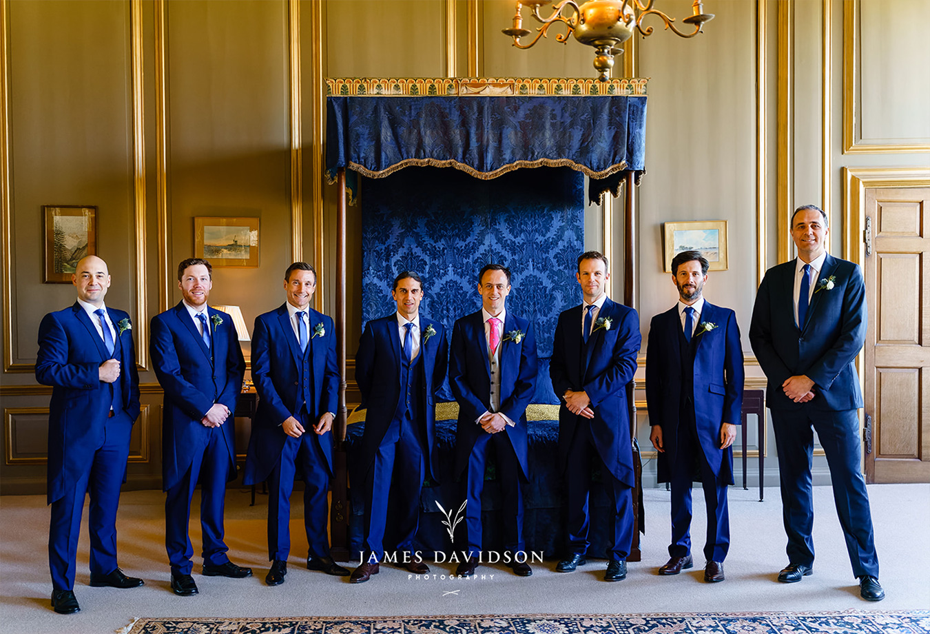 festival wedding groomsmen bridal party