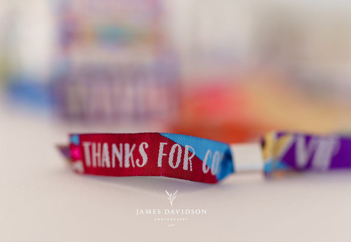 wedfest festival wedding wristband