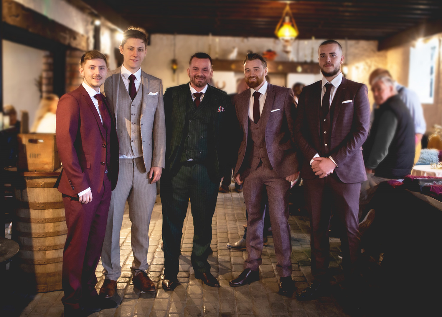 rock n roll groom wedding groomsmen