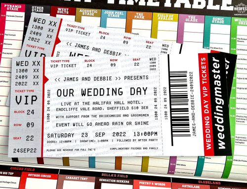 Gig Ticket Wedding Invitations