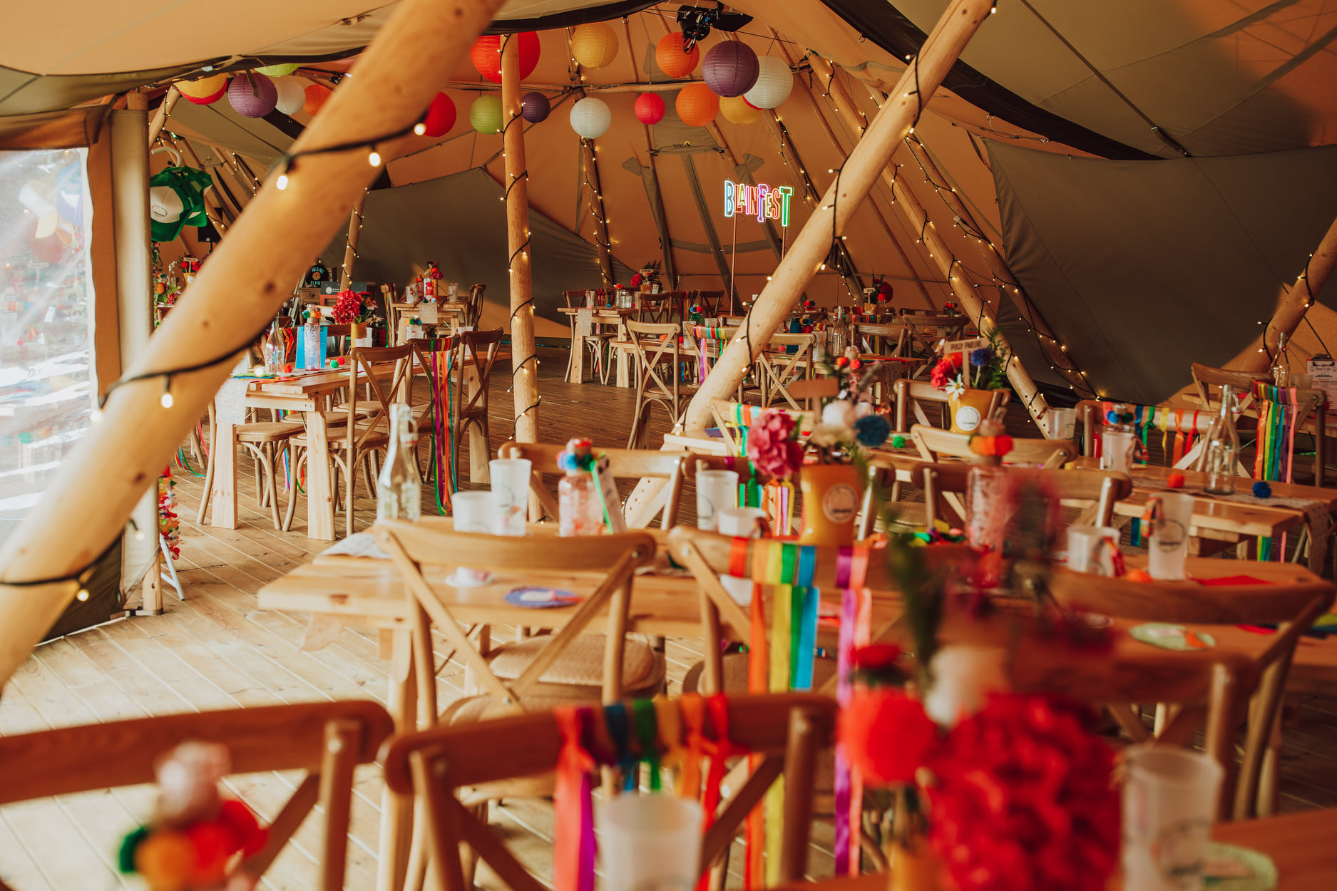 tipi festival wedding teepee