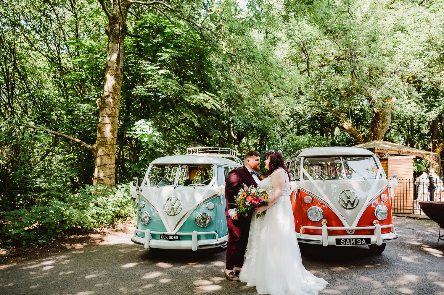 sunterfest festival wedding vw camper van bus