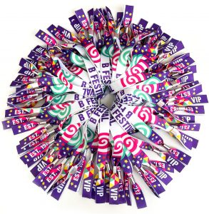 customised corporate party event festival wristbands