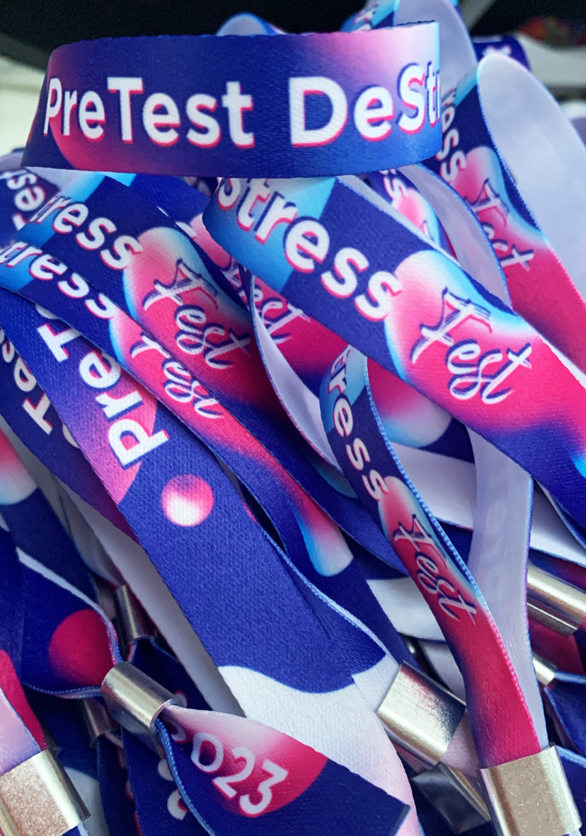 customised printed festival wristbands uk