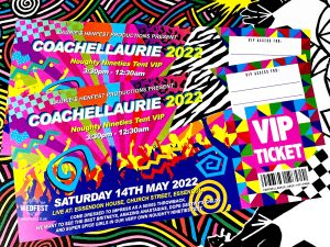 festival birthday party invites