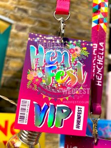 henfest disco ball theme-hen party lanyard