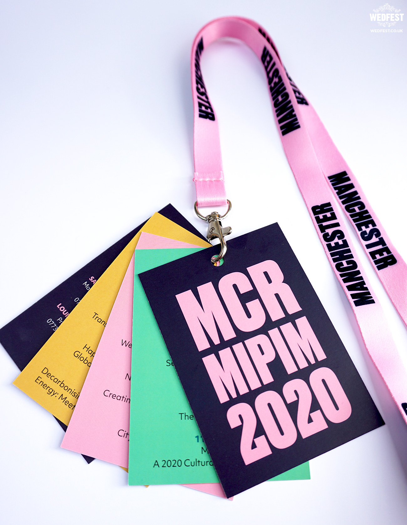 conference event programme lanyards