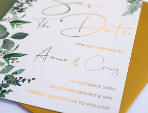 Aimee & Craig’s Galgorm Wedding Stationery