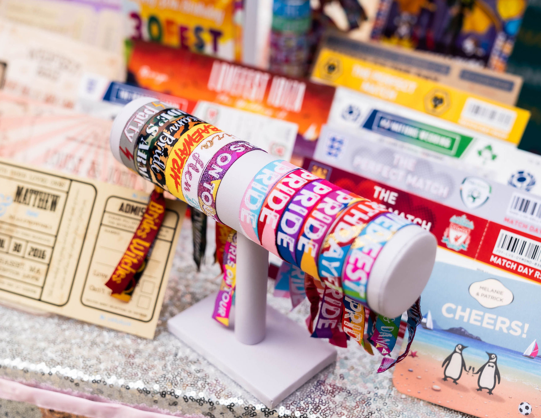 wedfest festival style pride wristbands