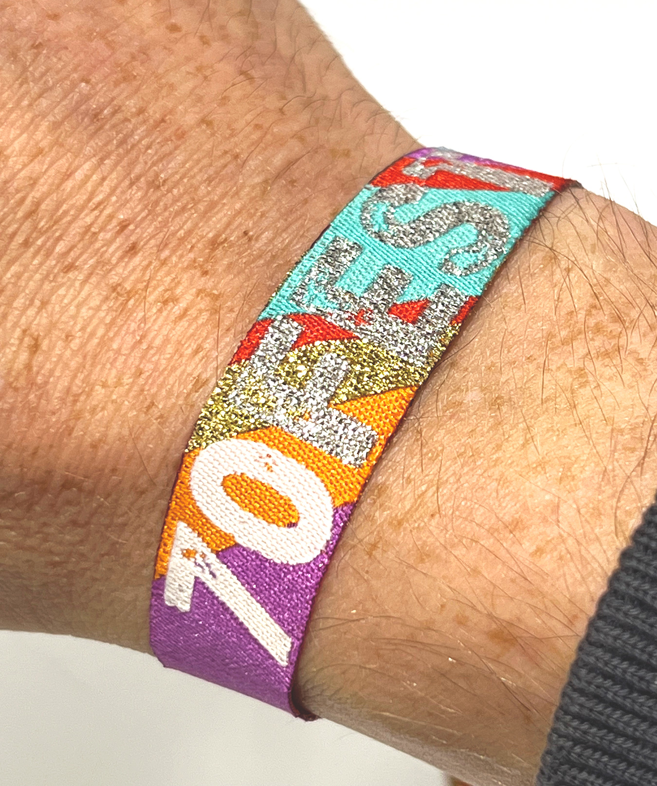 70FEST 70th birthday party festival wristbands favours