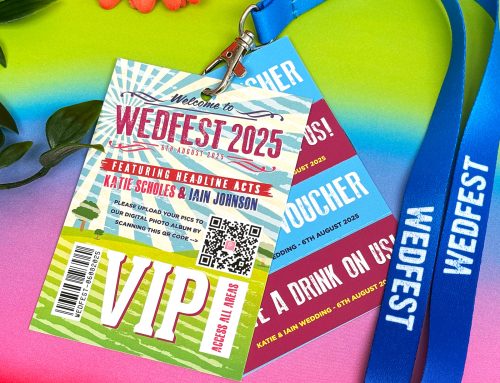 Festival Wedding Lanyards & VIP Pass Programmes