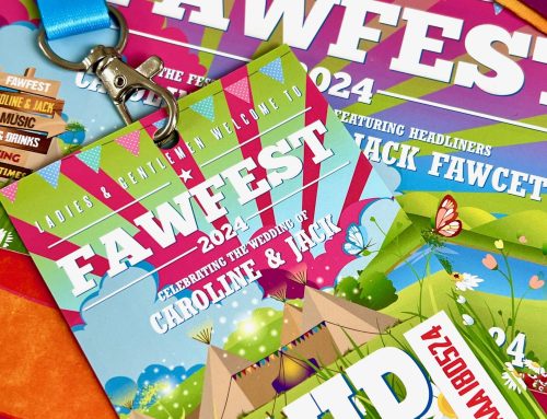 Caroline & Jack’s Festival Wedding: Welcome to FAWFEST