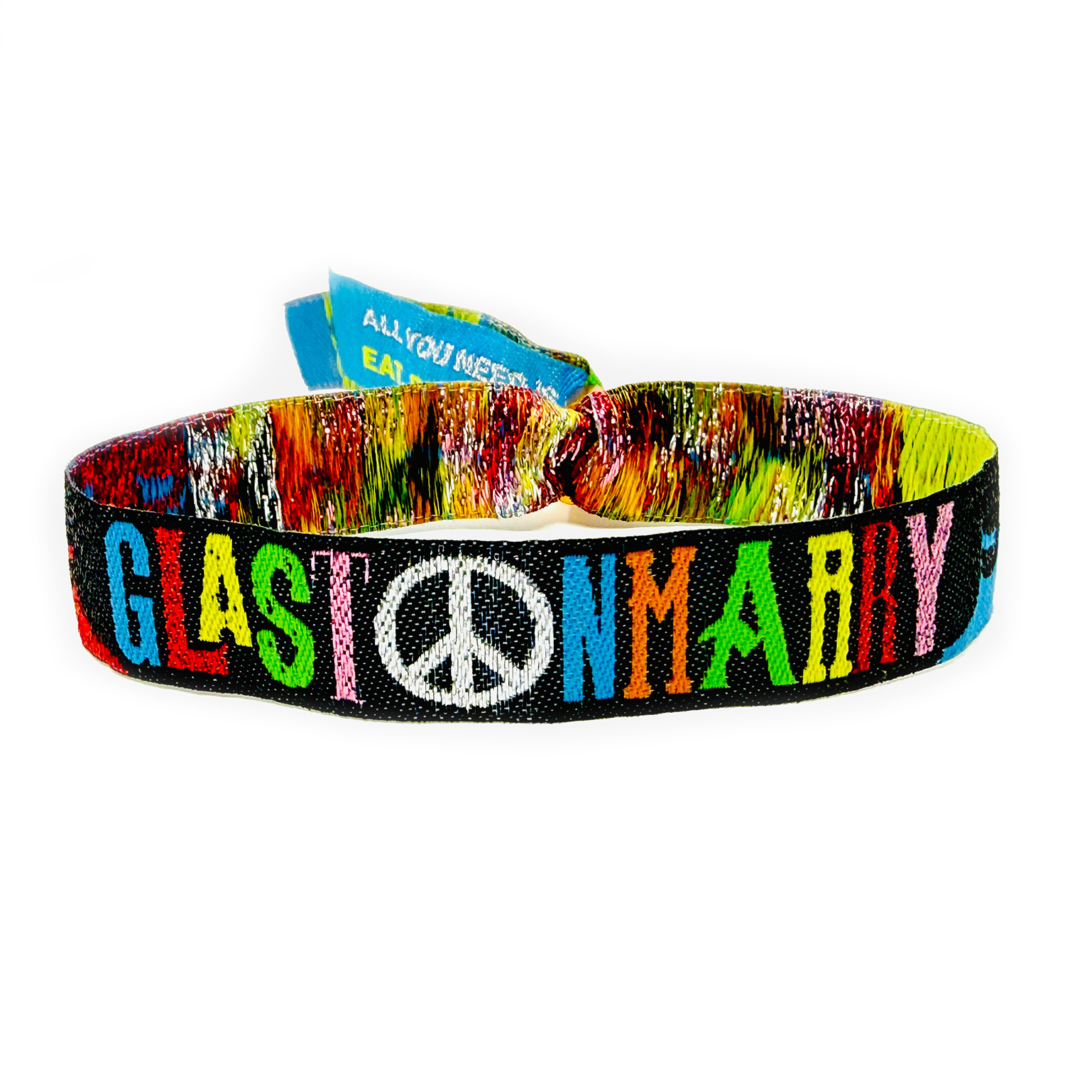 glastonmarry festival wedding wristbands