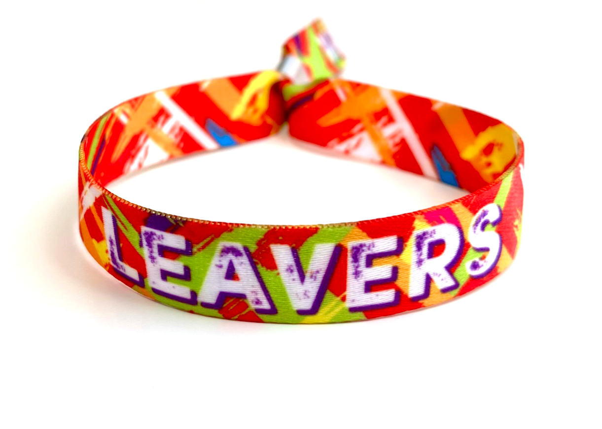 school leavers wristbands