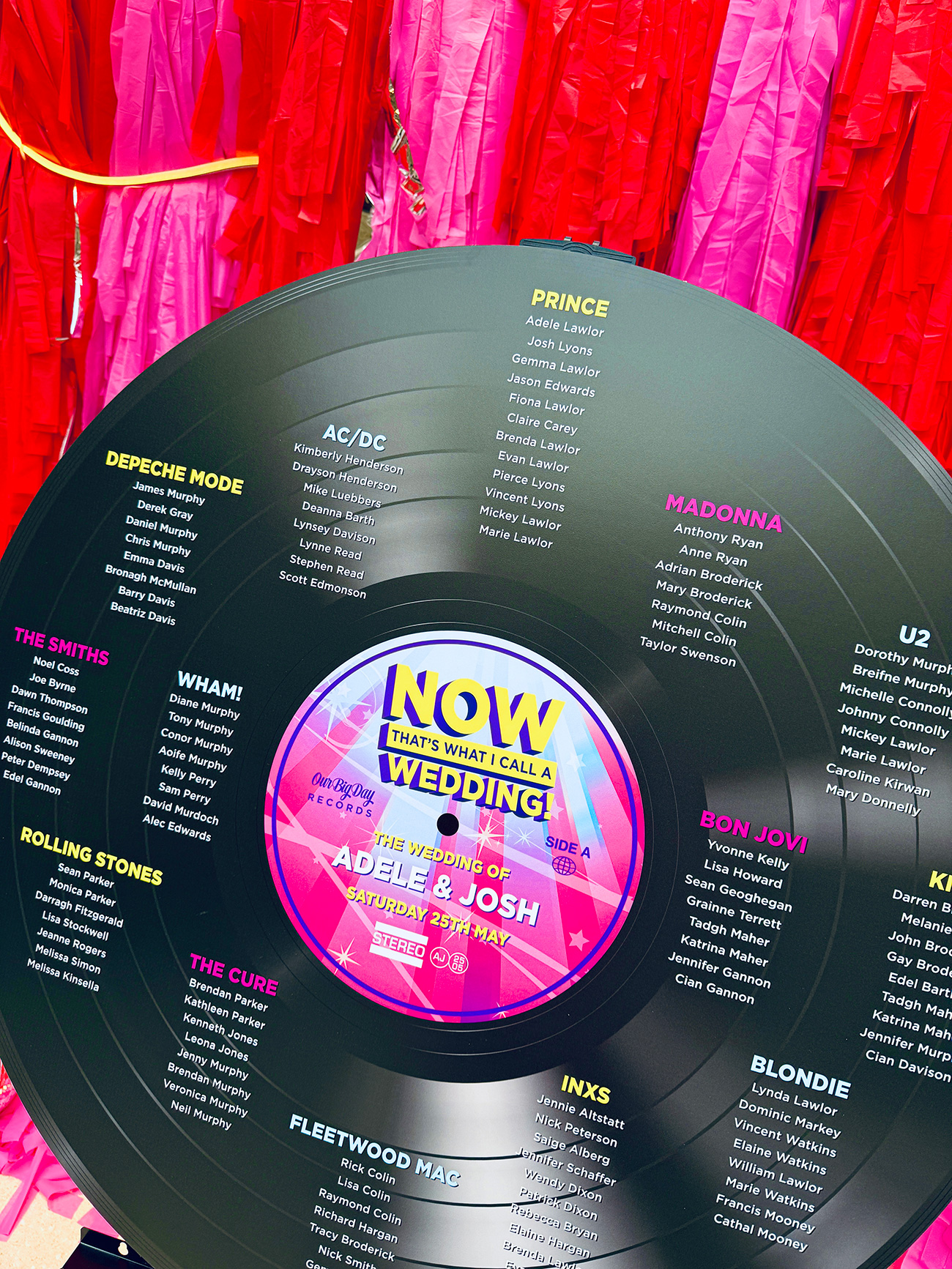 now thats what I call a wedding vinyl record theme music wedding table seating plan now thats what I call a wedding vinyl record theme music wedding table seating plan