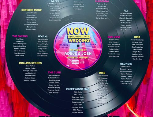 Giant Vinyl Record Wedding Table Plans