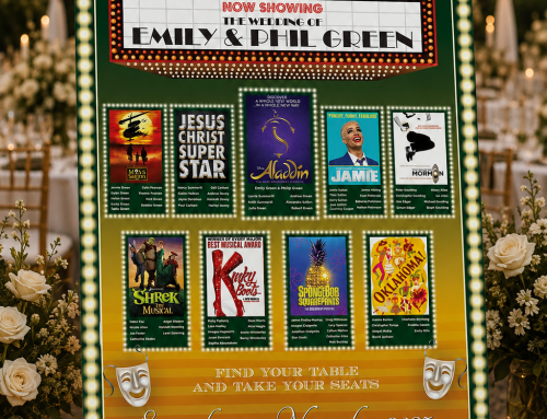 Theatre Wedding Table Plans: Bring the West End & Broadway to Your Wedding